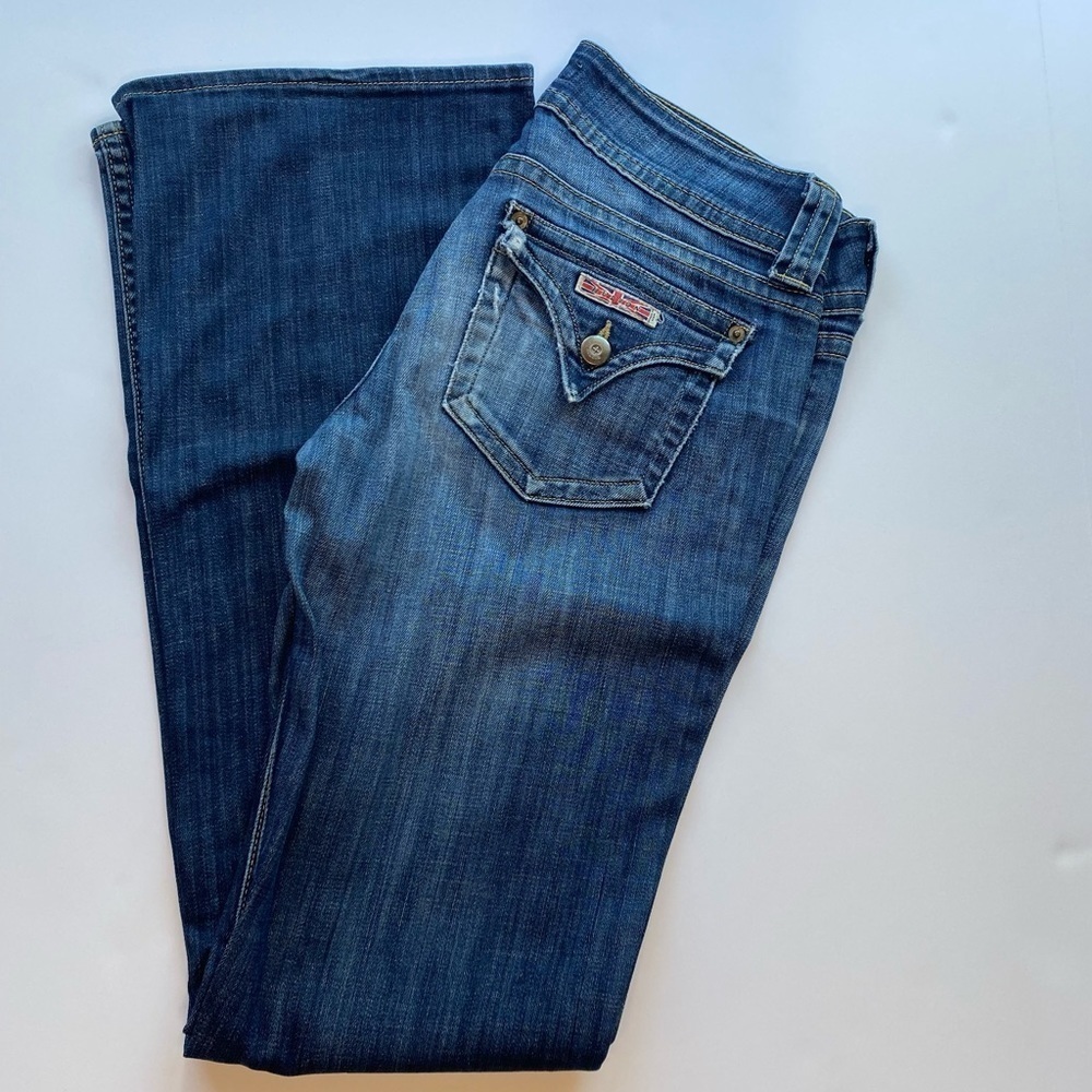 Hudson Womens Flare Leg Jeans